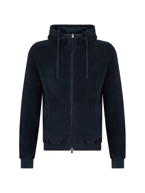 Fedeli zip-up drawstring hoodie