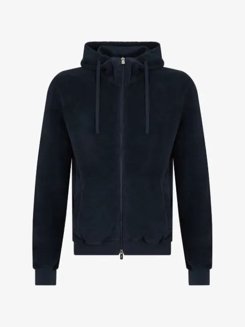 Fedeli zip-up drawstring hoodie