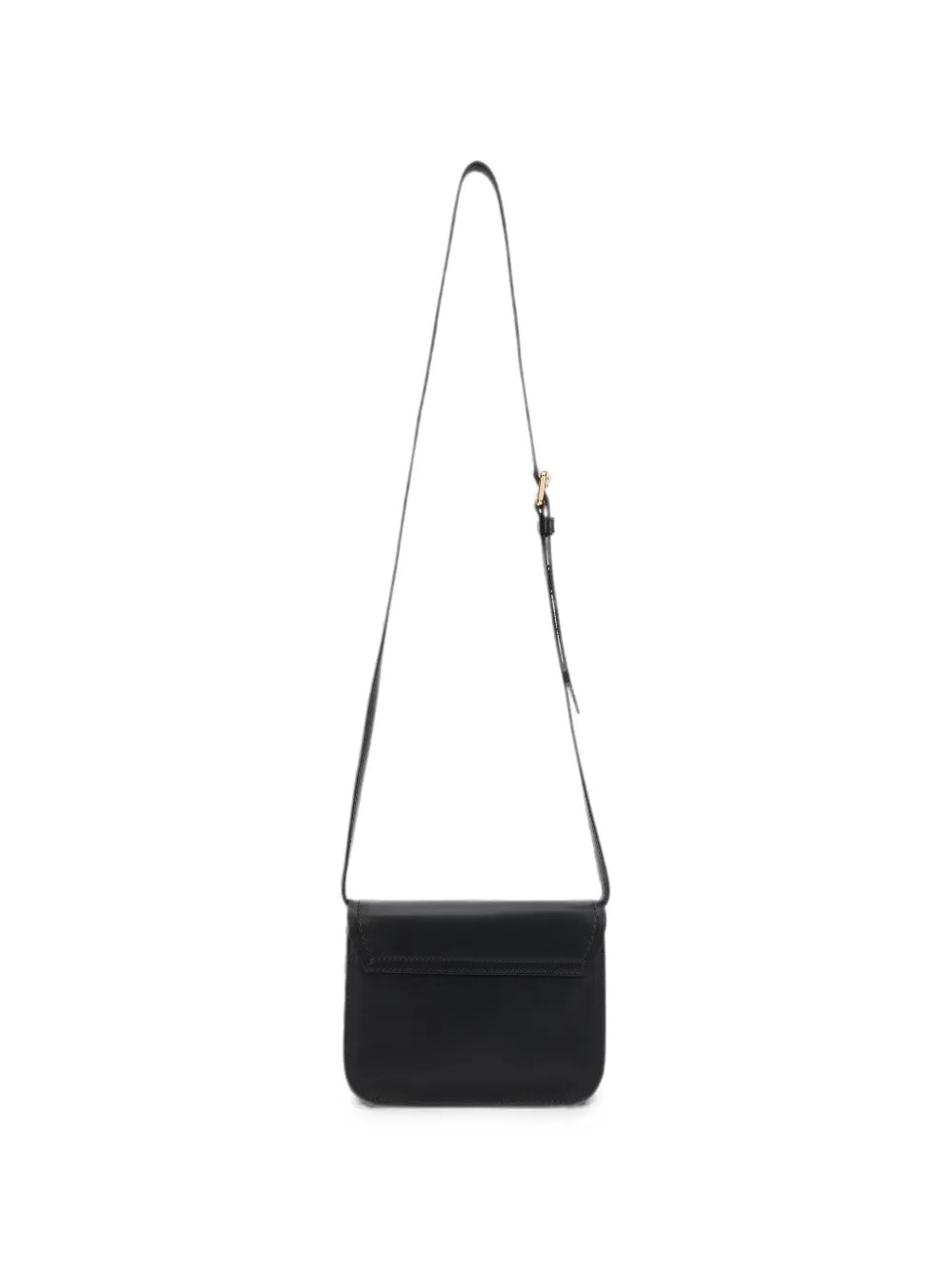 Moschino Leren schoudertas Zwart