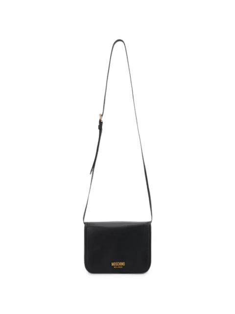 Moschino bolsa de hombro con letras del logo