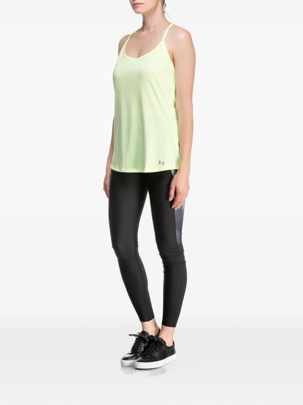 Under Armour Fly By racerback tanktop Geel
