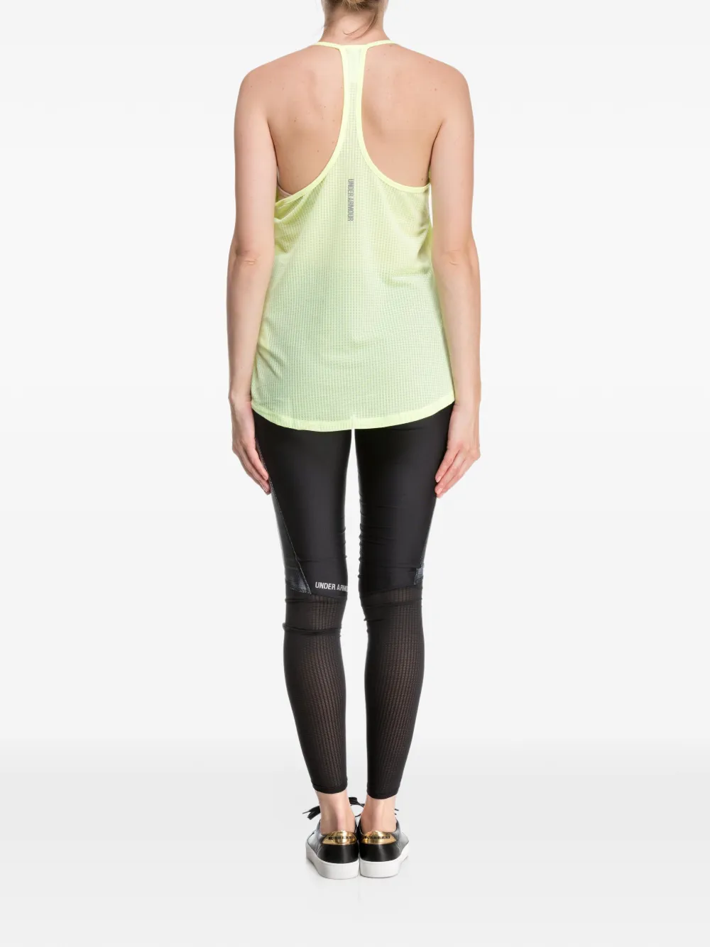 Under Armour Fly By racerback tanktop Geel