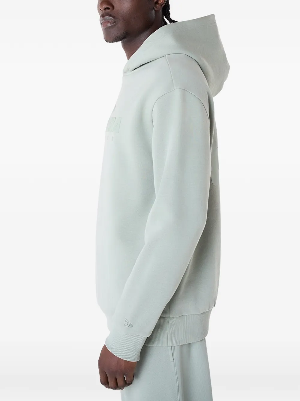 NEW ERA CAP logo-print hoodie Groen