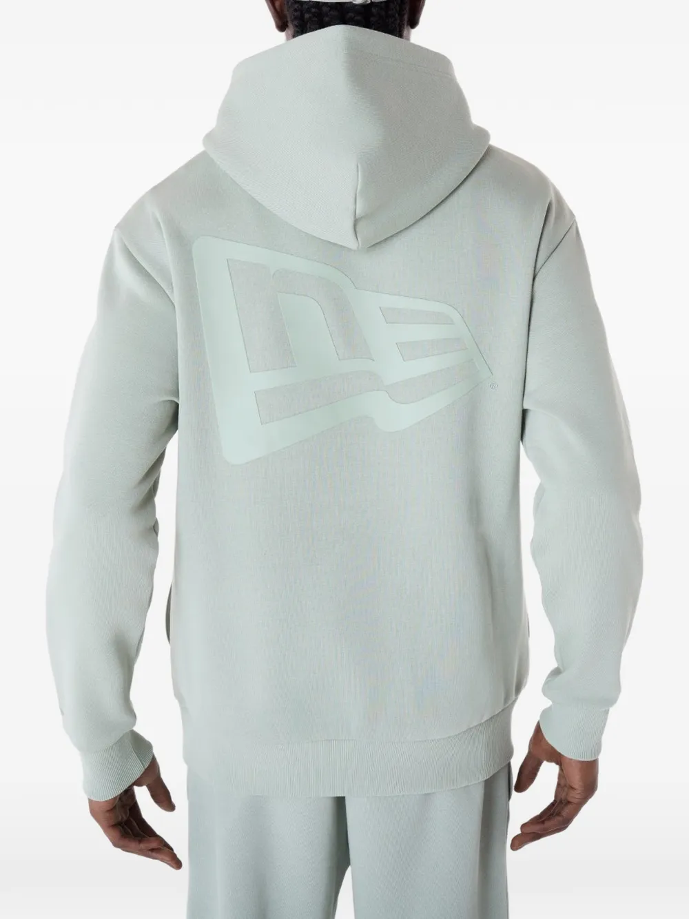 NEW ERA CAP logo-print hoodie Groen