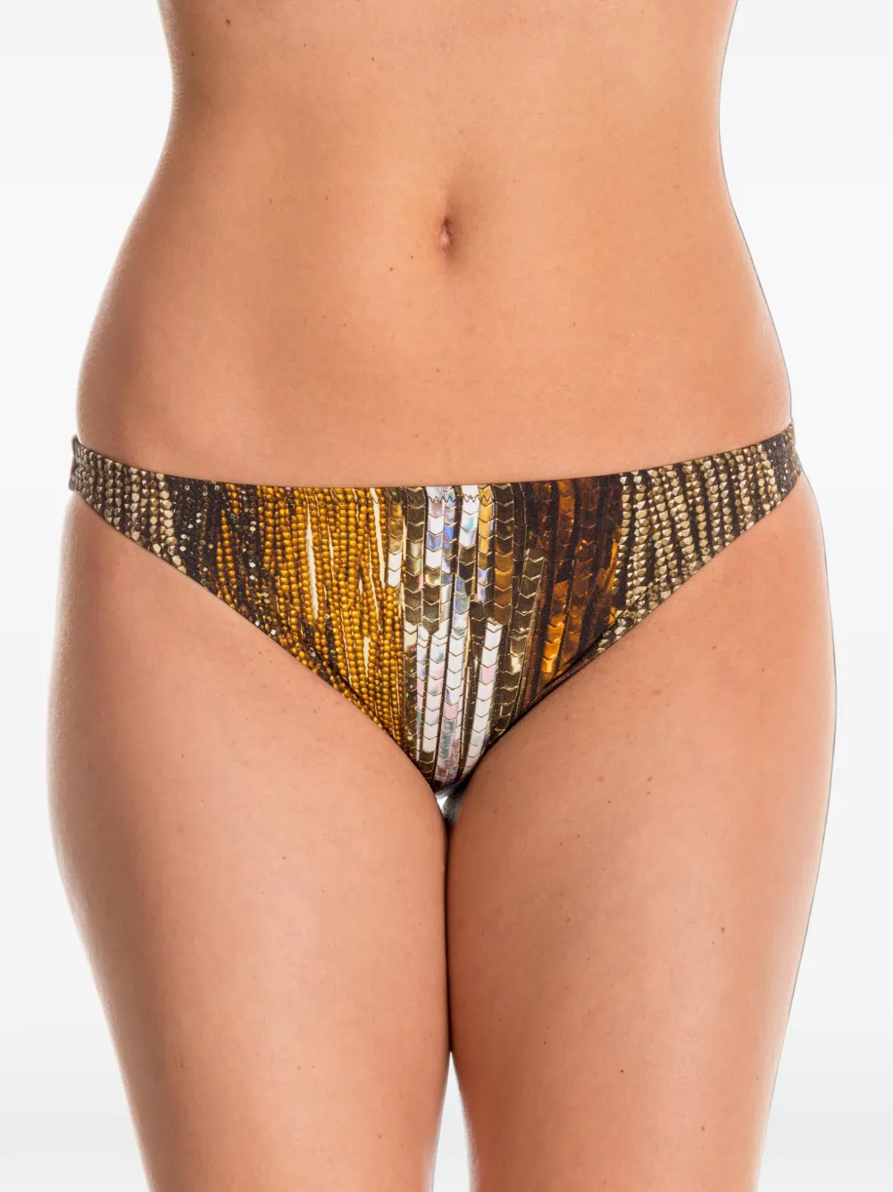 Gottex embellished bikini bottoms - Marron