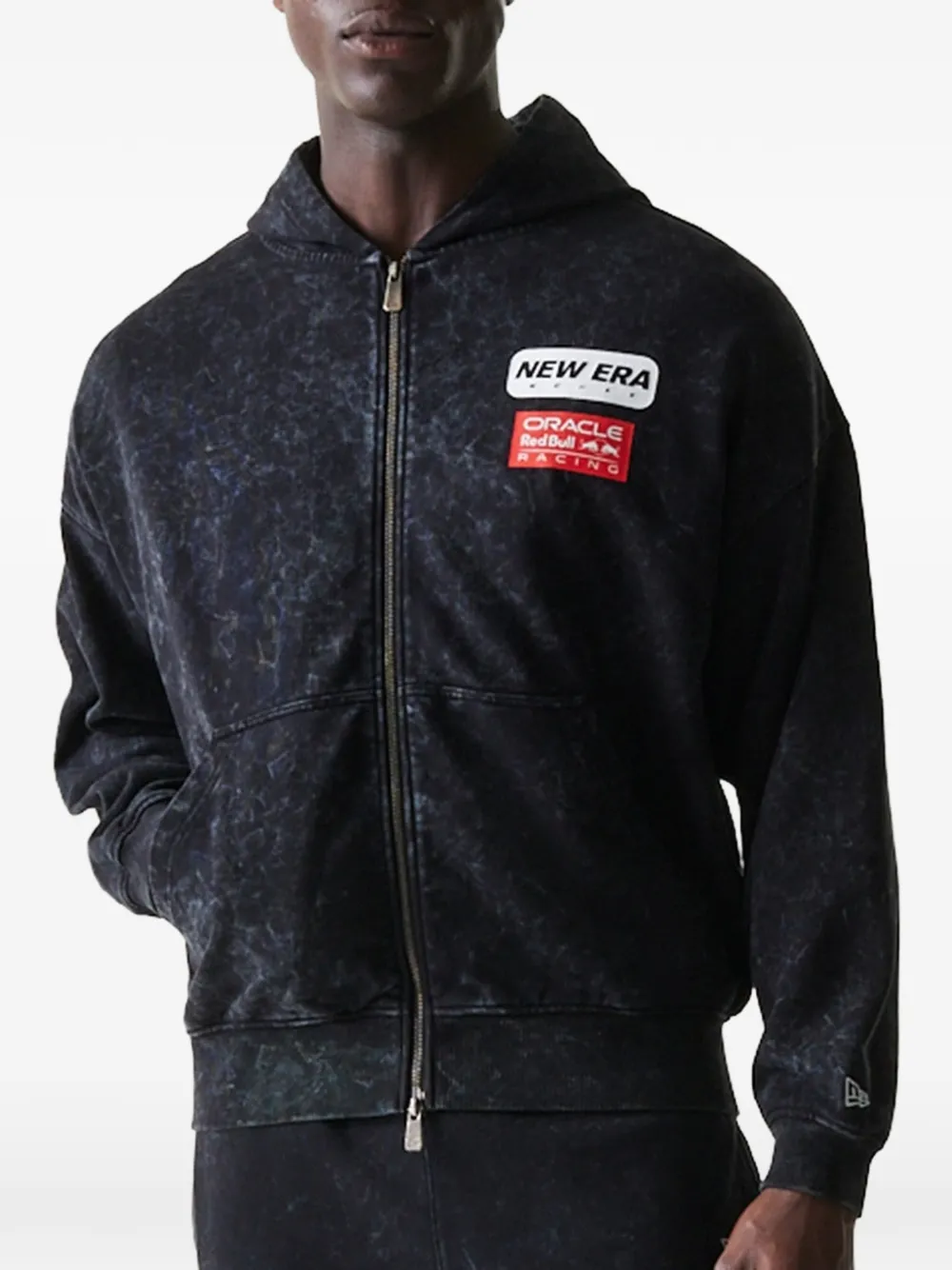 NEW ERA CAP Oracle Red Bull Racing hoodie met rits Zwart