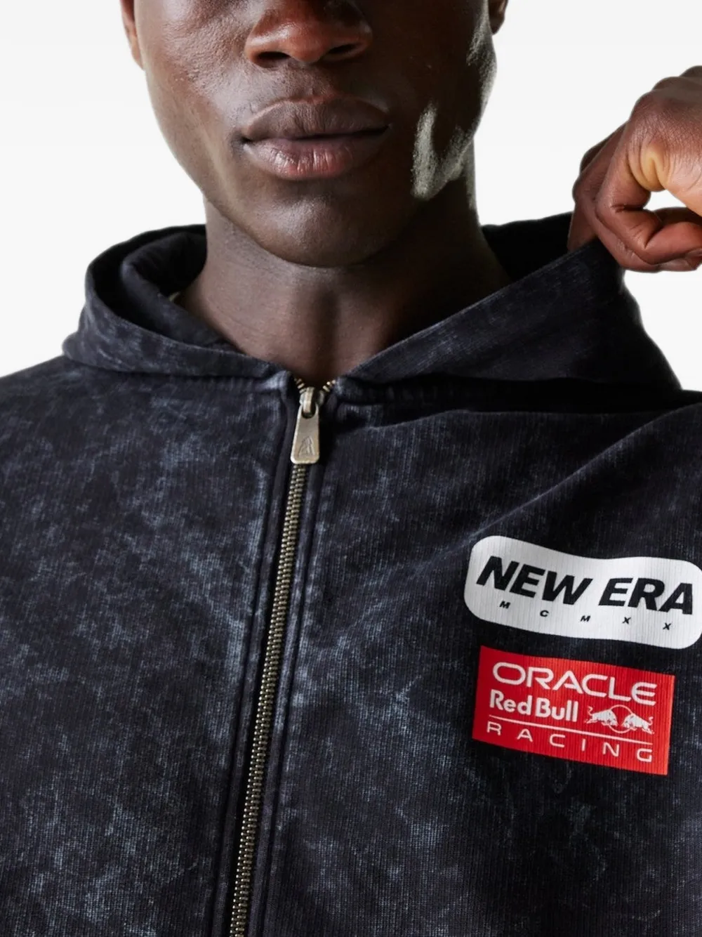 NEW ERA CAP Oracle Red Bull Racing hoodie met rits Zwart