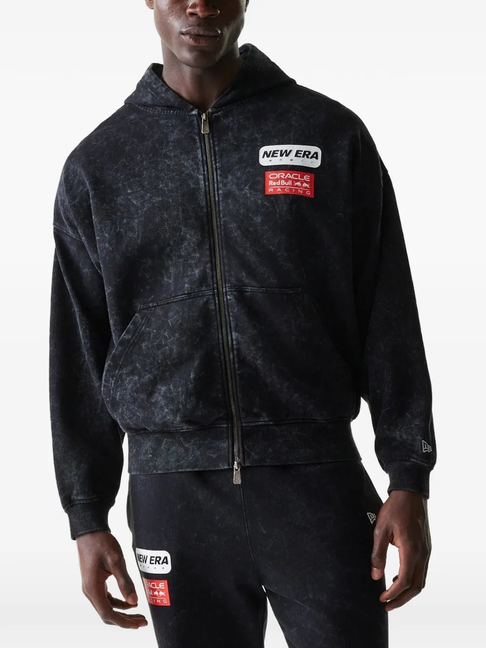 NEW ERA CAP Oracle Red Bull Racing zip-up hoodie - Nero