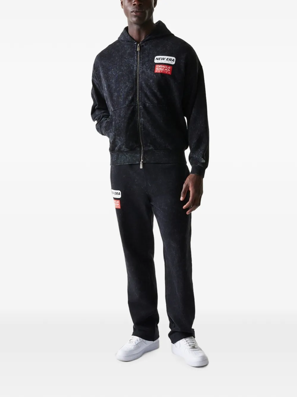 NEW ERA CAP Oracle Red Bull Racing hoodie met rits Zwart