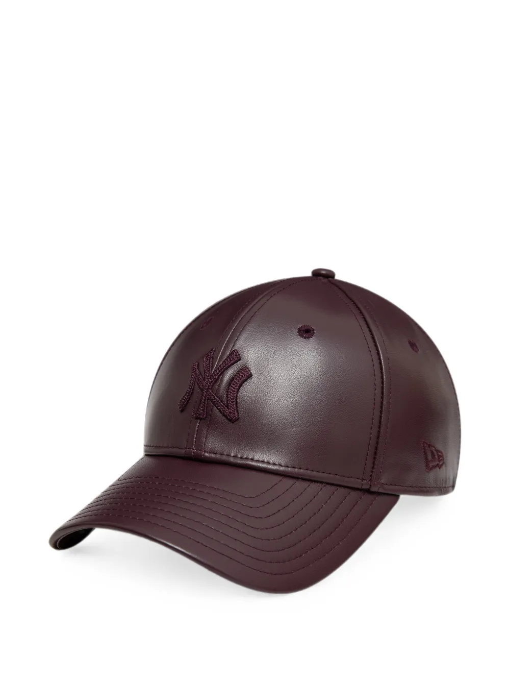 NEW ERA CAP 9Forty leren pet Rood