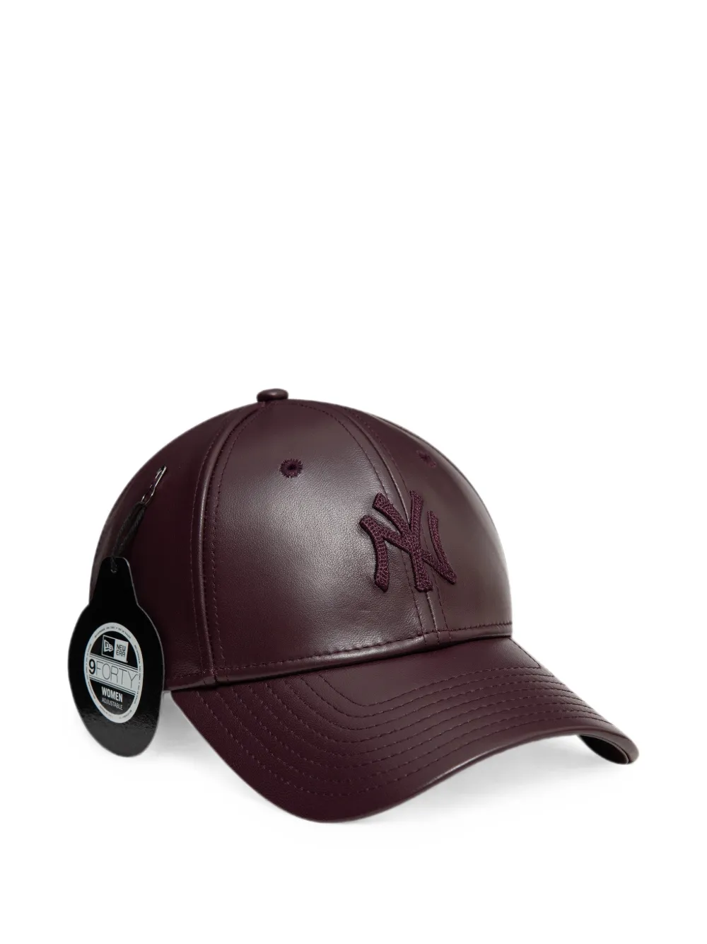 NEW ERA CAP 9Forty leren pet Rood