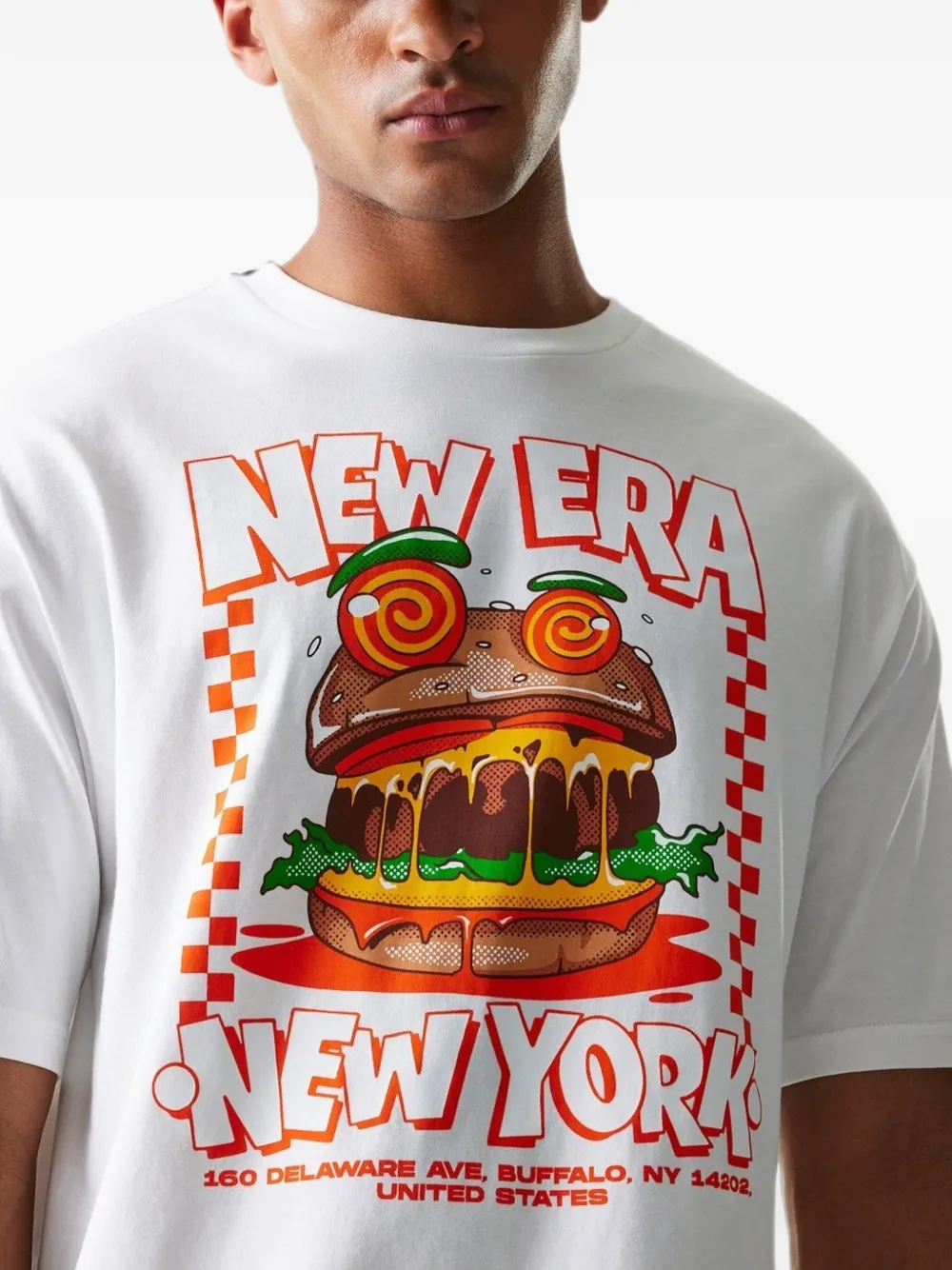 NEW ERA CAP T-shirt met print Wit