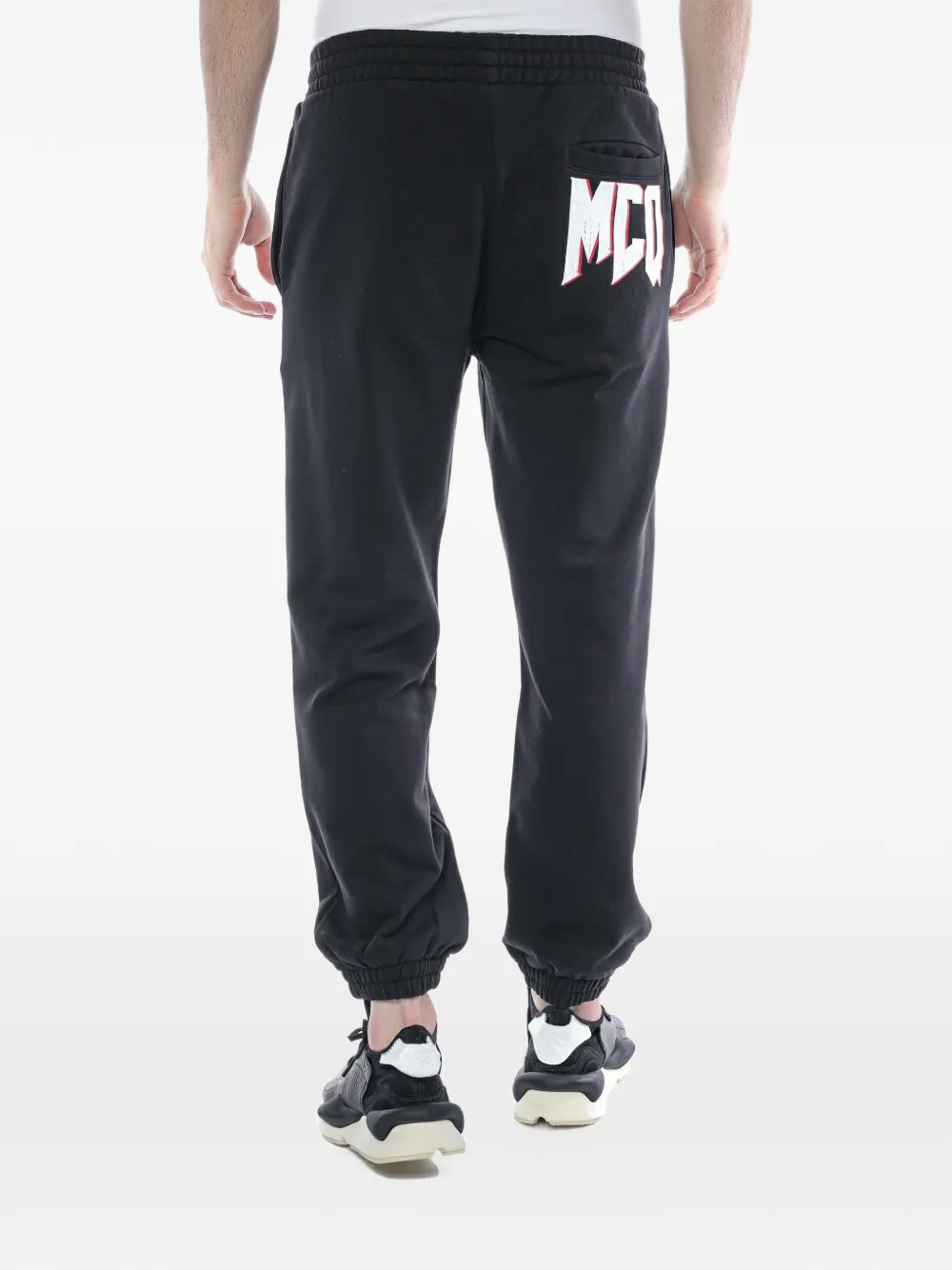 MCQ logo-print track pants Zwart
