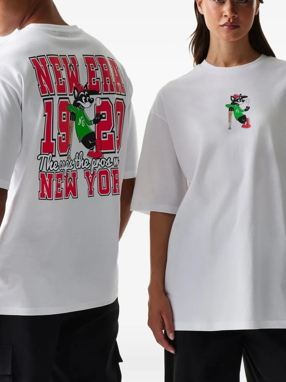 NEW ERA CAP T-shirt met grafische print Wit