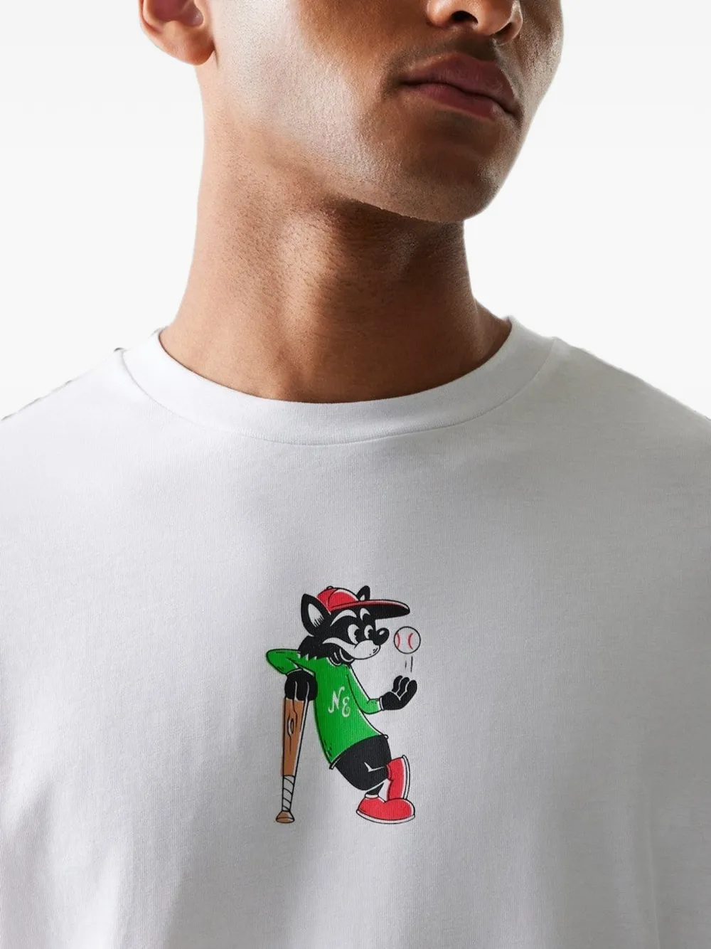 NEW ERA CAP T-shirt met grafische print Wit