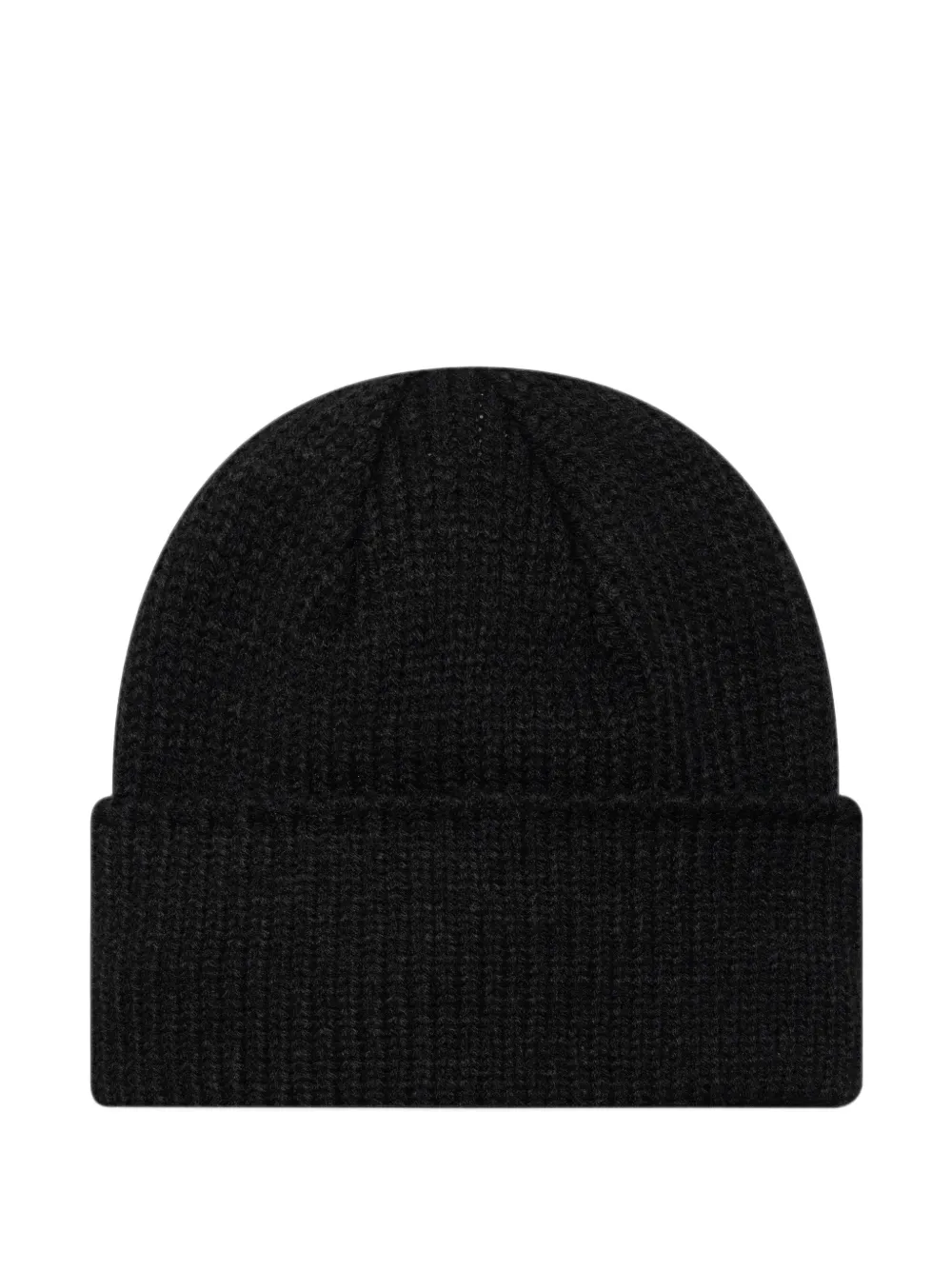 NEW ERA CAP ribbed-knit turn-up beanie hat Zwart