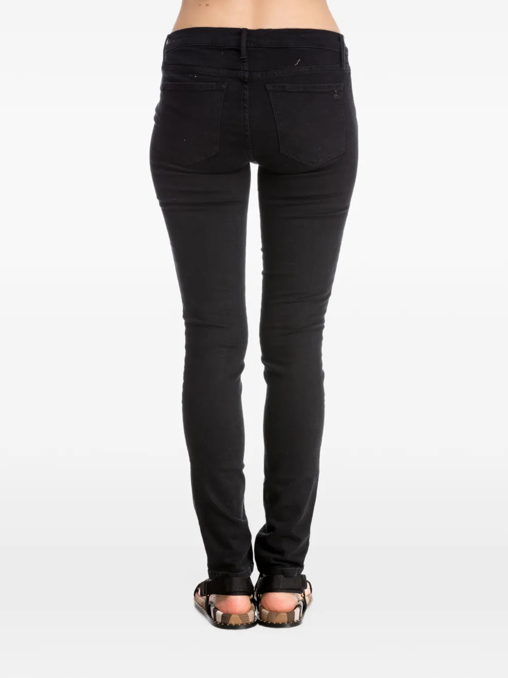 Black Orchid Billie Zipper distressed jeans Zwart