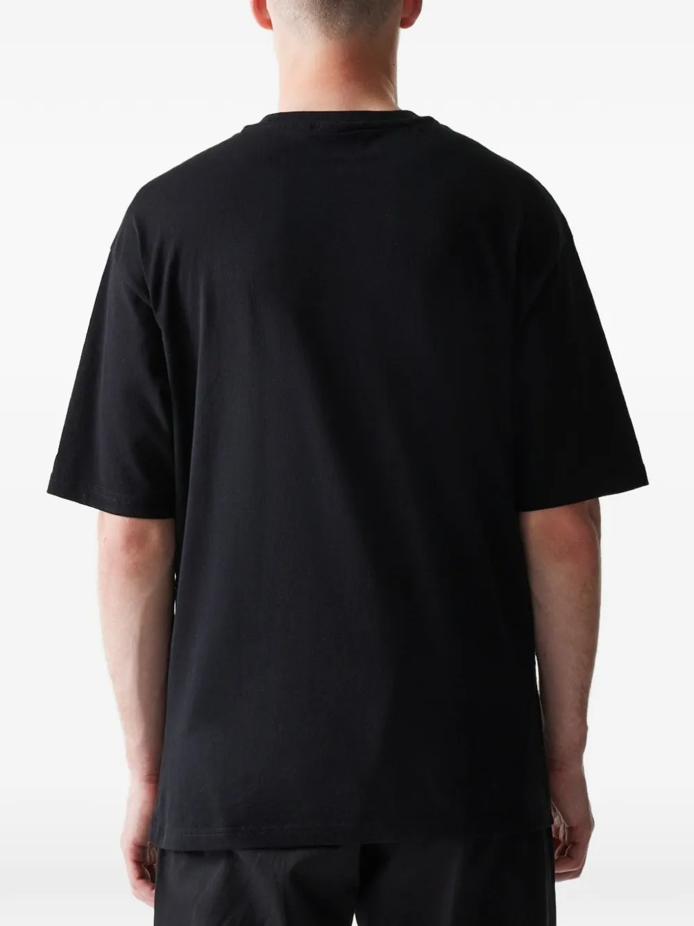 NEW ERA CAP Oversized T-shirt met grafische hotdog-print Zwart