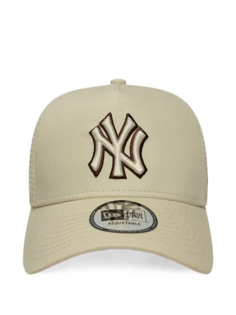 NEW ERA CAP NY logo-embroidered mesh-panel trucker cap