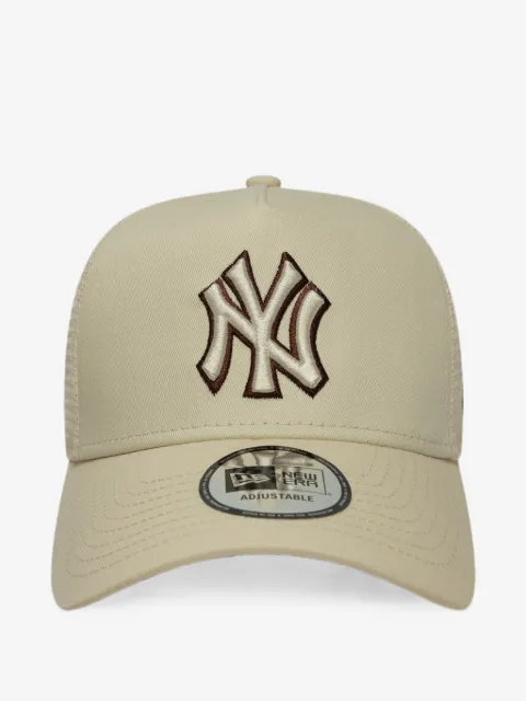 NEW ERA CAP NY logo-embroidered mesh-panel trucker cap