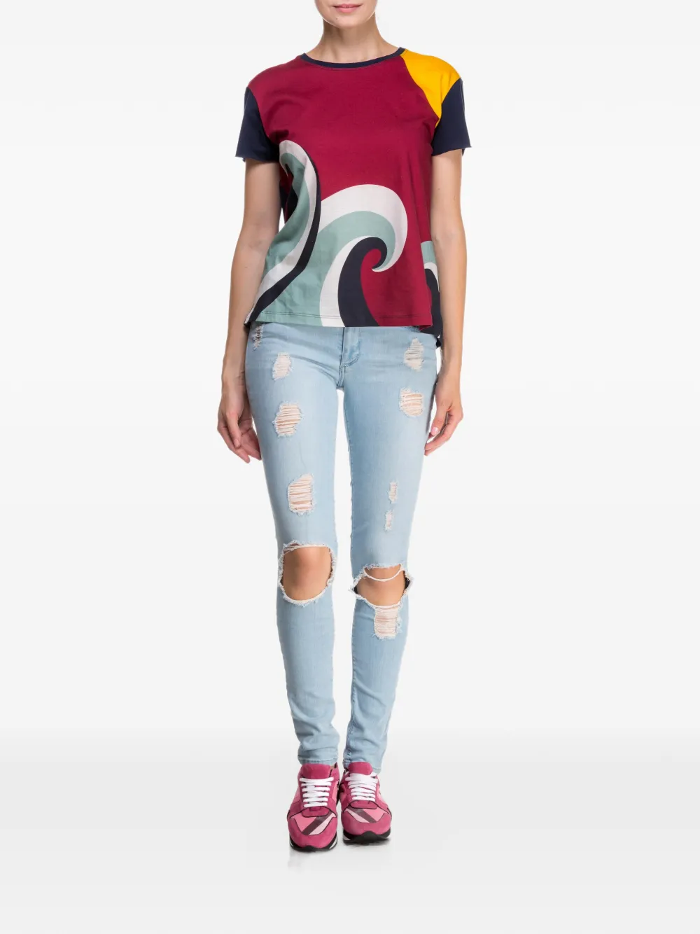 Black Orchid Jude distressed skinny jeans Blauw