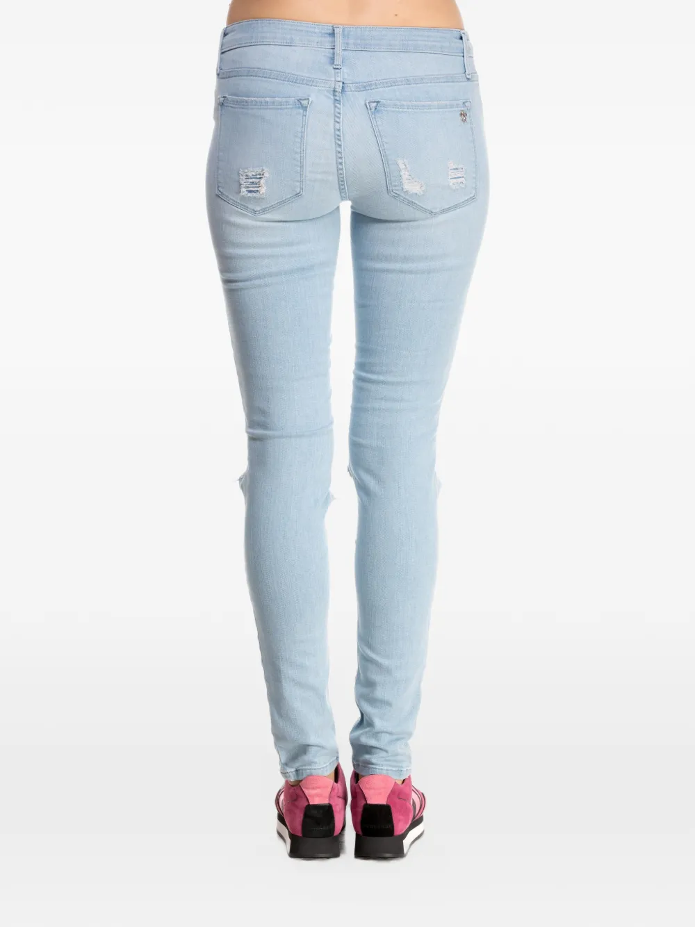Black Orchid Jude distressed skinny jeans Blauw