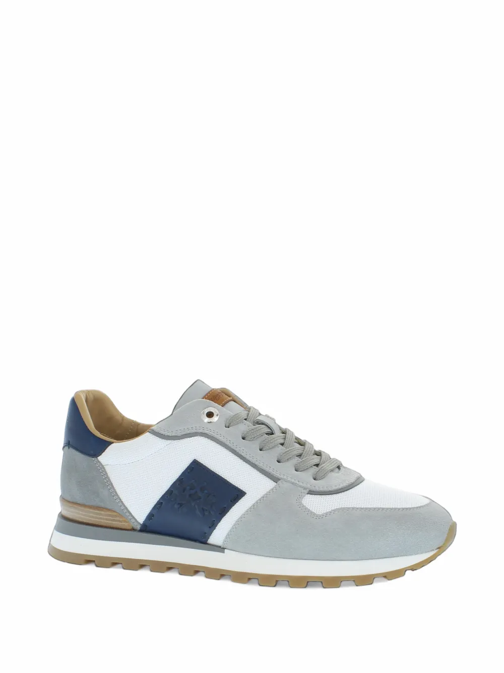 La Martina panelled leather sneakers - Gris La Martina panelled leather sneakers - Gris