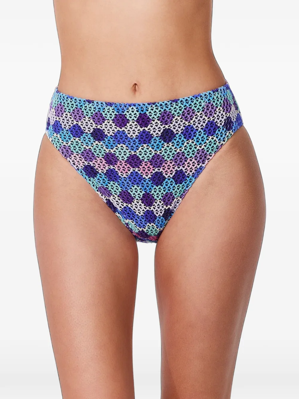 Gottex crochet-knit bikini bottoms - Blu