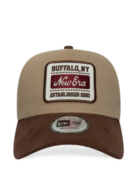 NEW ERA CAP logo-patch curved-peak cap
