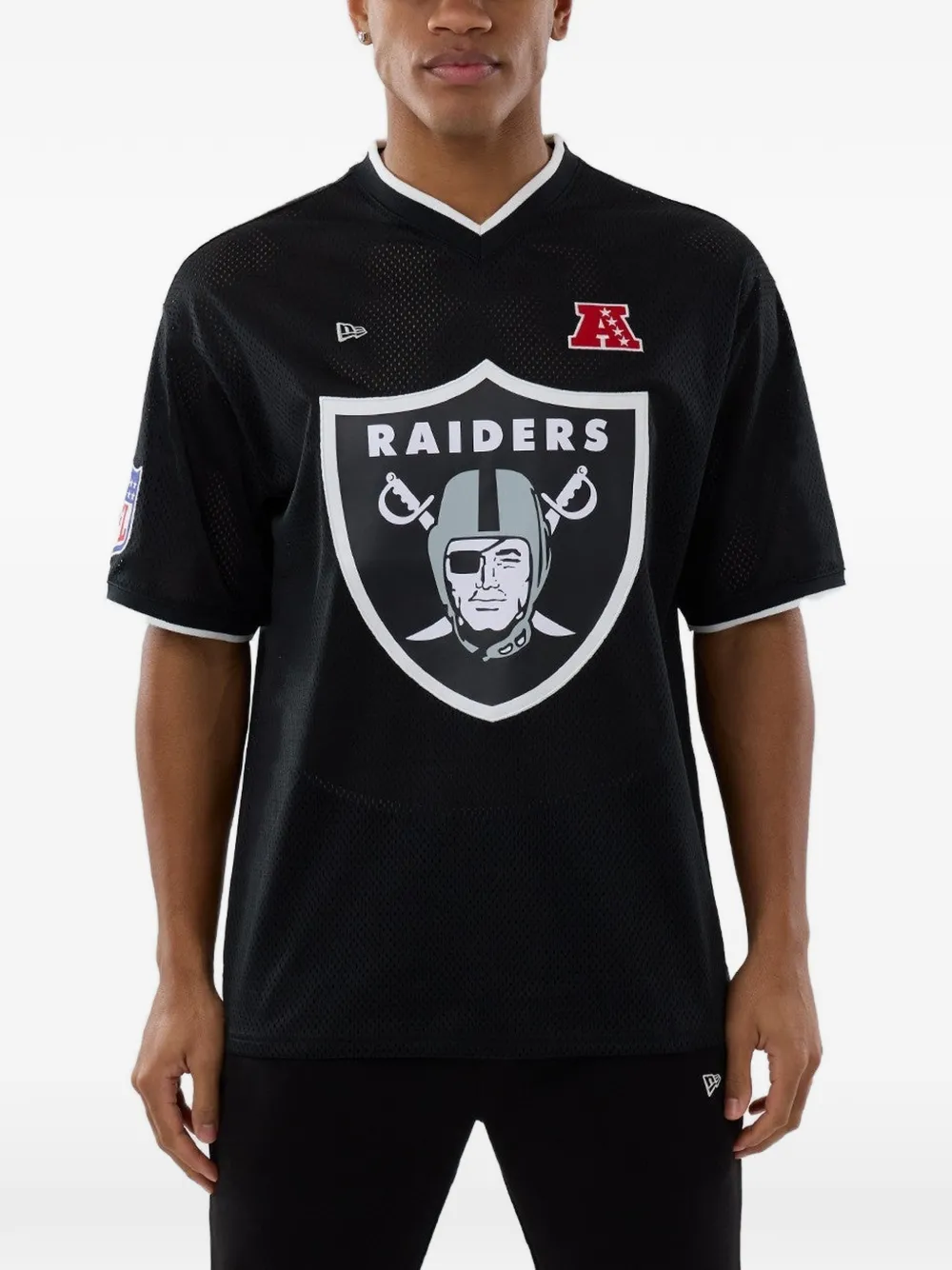 NEW ERA CAP Las Vegas Raiders NFL oversized mesh T-shirt - Nero