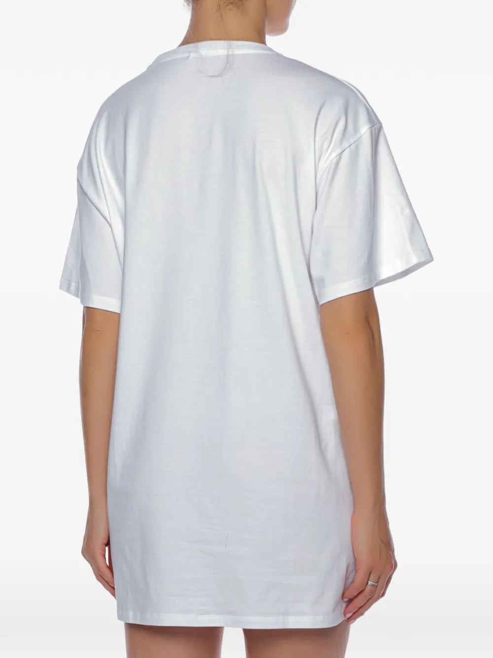 Moschino T-shirt met logoprint Wit