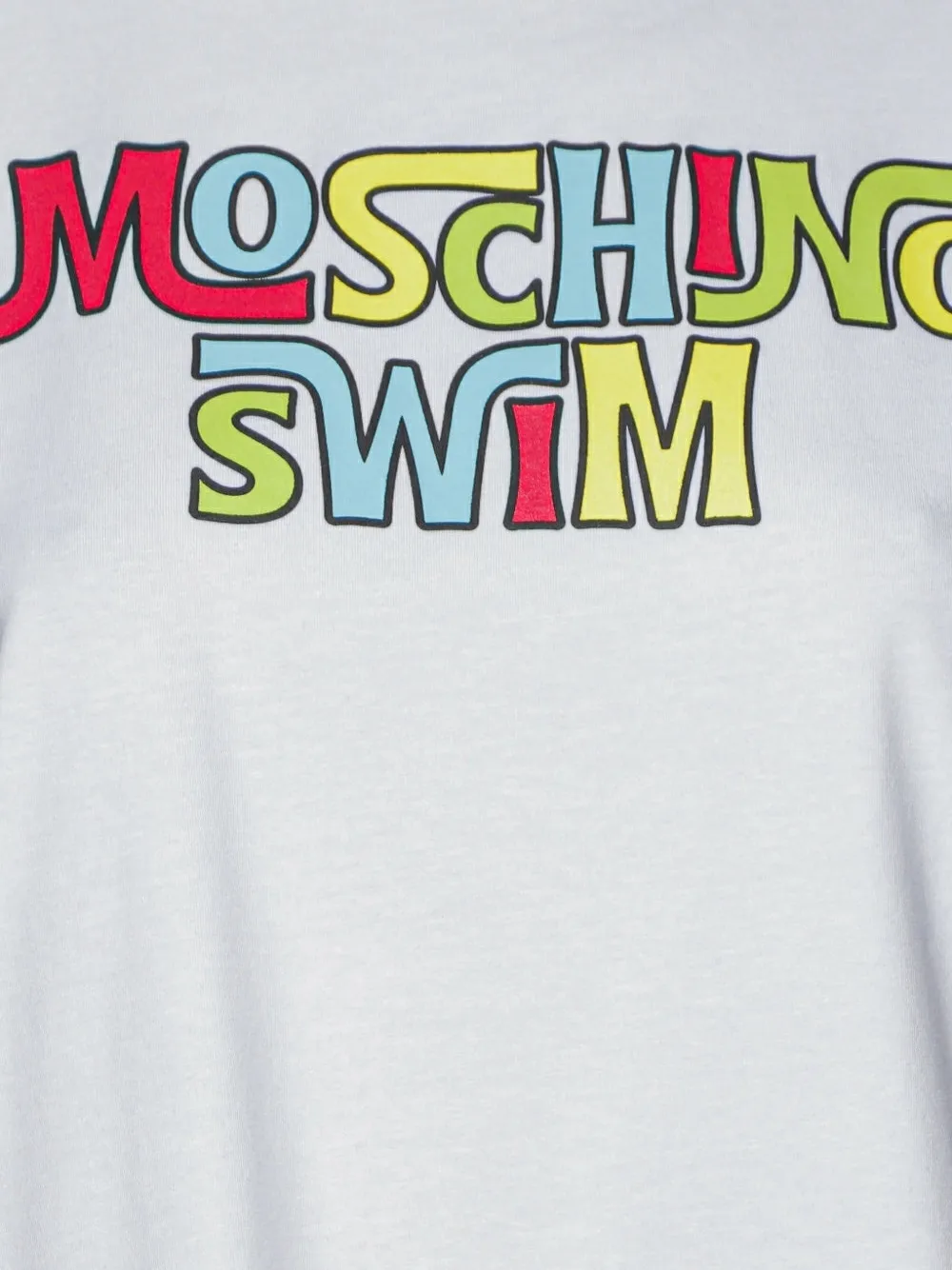 Moschino T-shirt met logoprint Wit