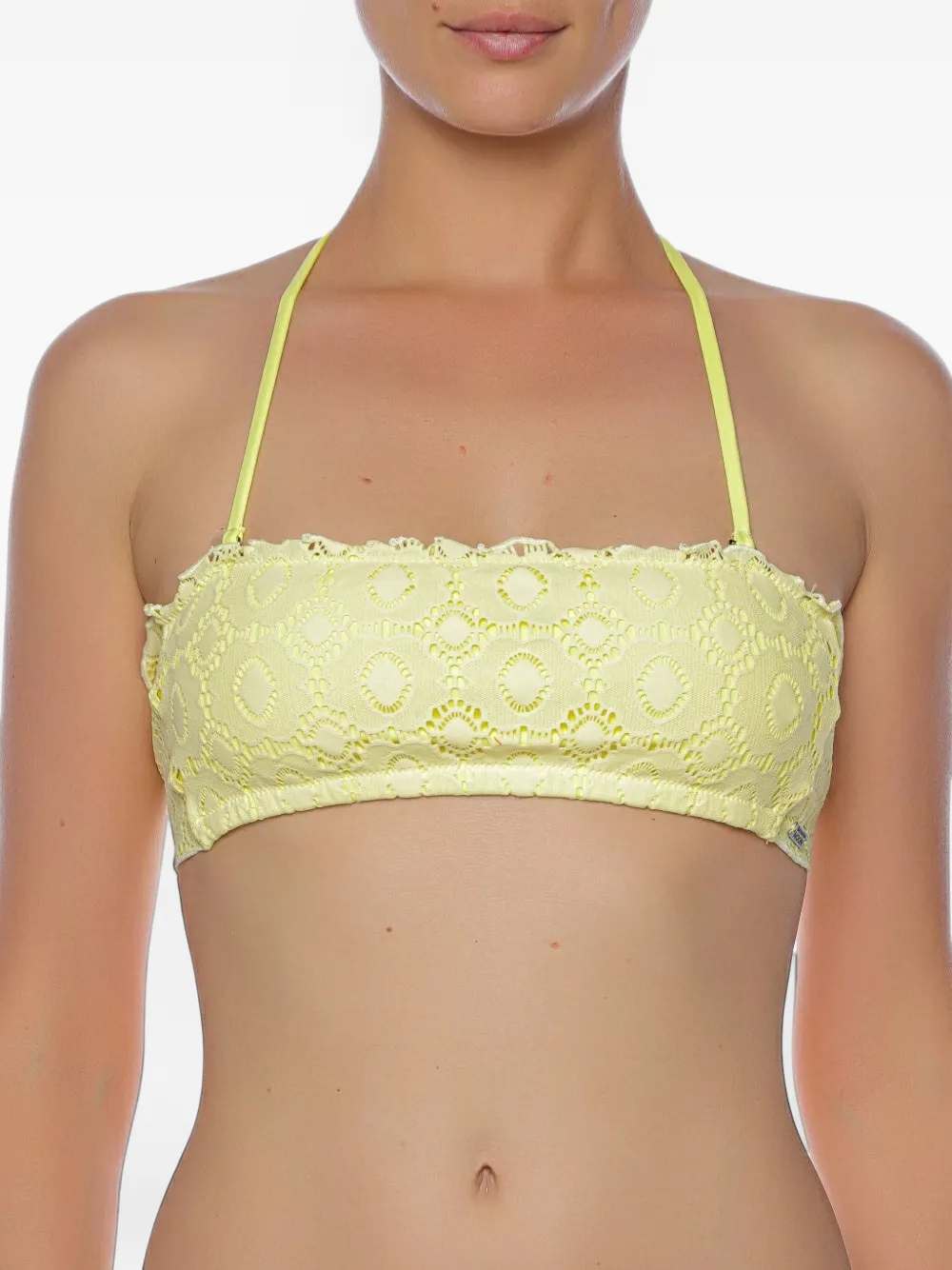 BANANA MOON bandeau bikini top - Gelb