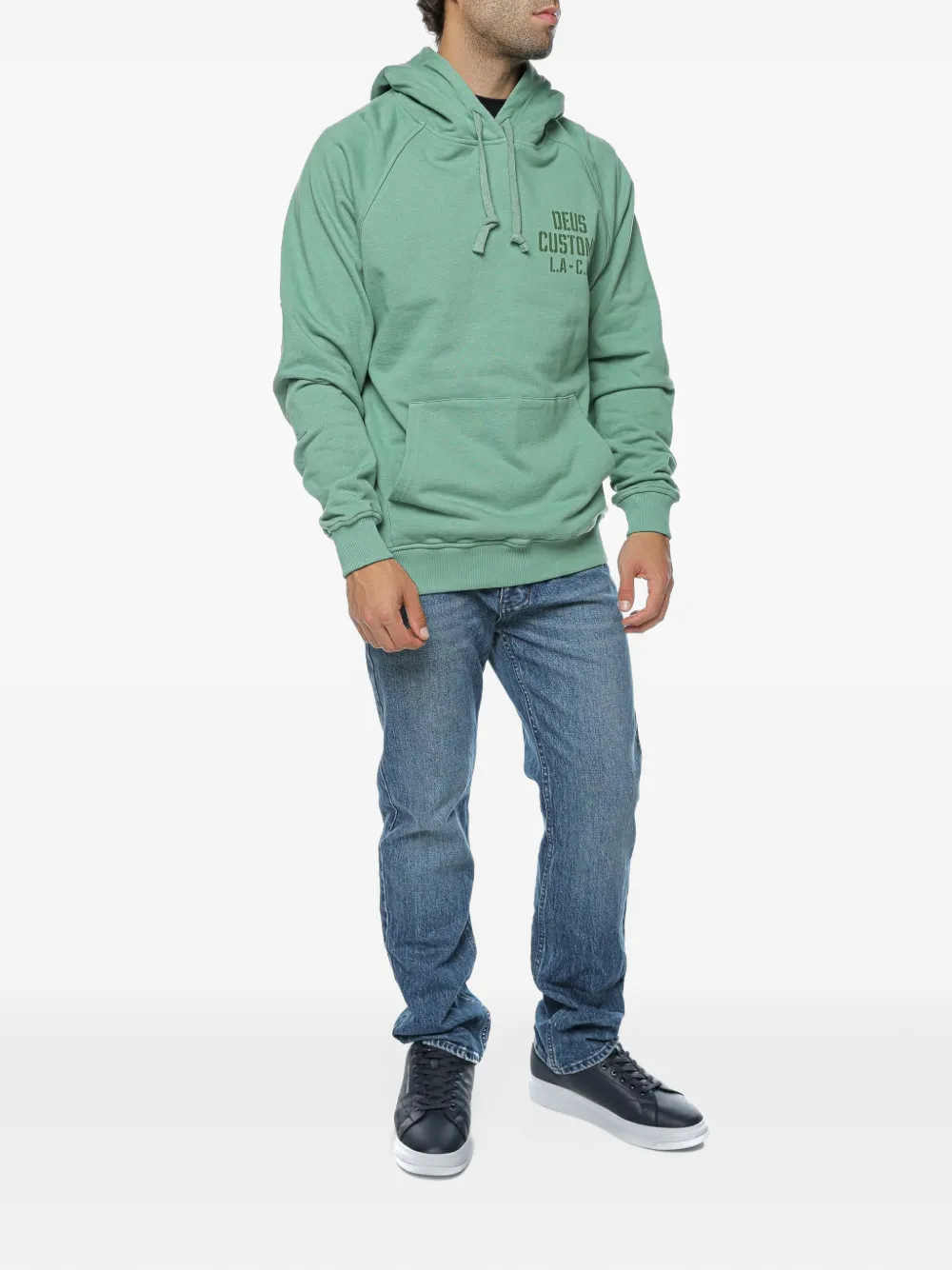 Deus Ex Machina Quay hoodie met logo-print en trekkoord Groen