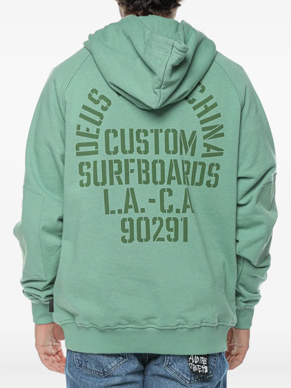 Deus Ex Machina Quay hoodie met logo-print en trekkoord Groen