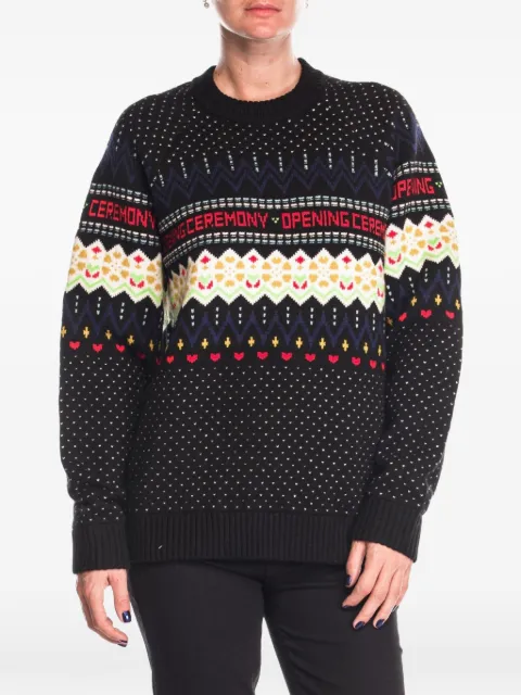 Opening Ceremony Fair Isle-pattern sweater