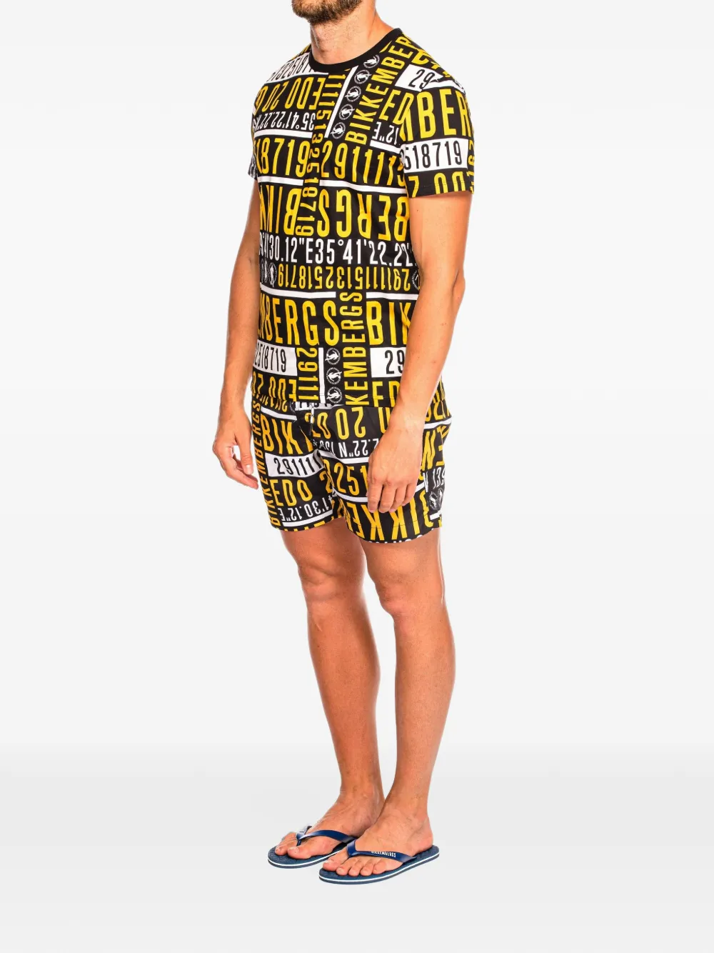 Bikkembergs Pupino print T-shirt Zwart