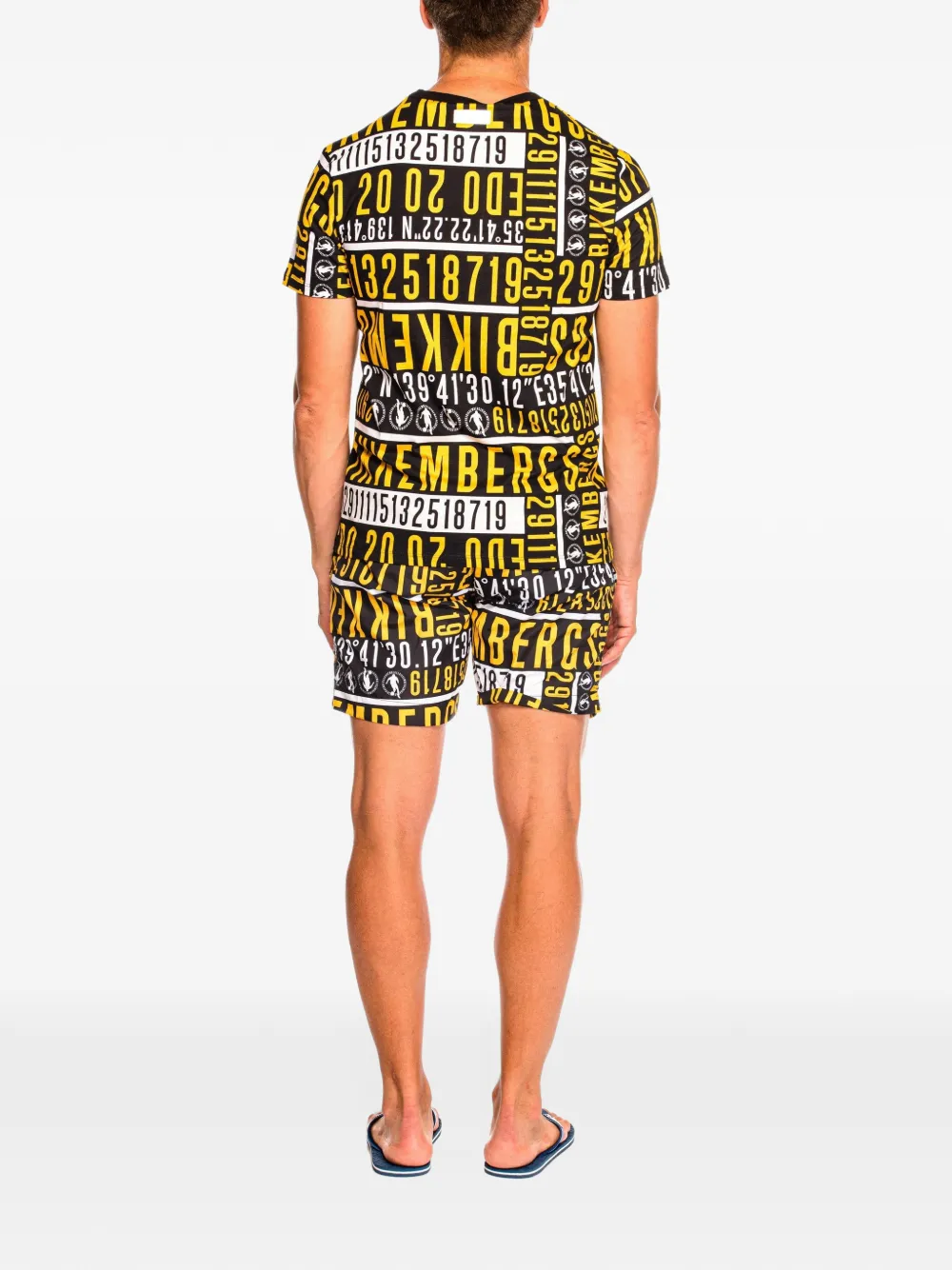 Bikkembergs Pupino print T-shirt Zwart