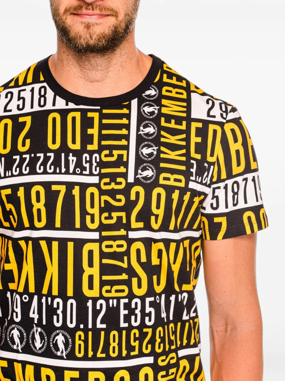 Bikkembergs Pupino print T-shirt Zwart