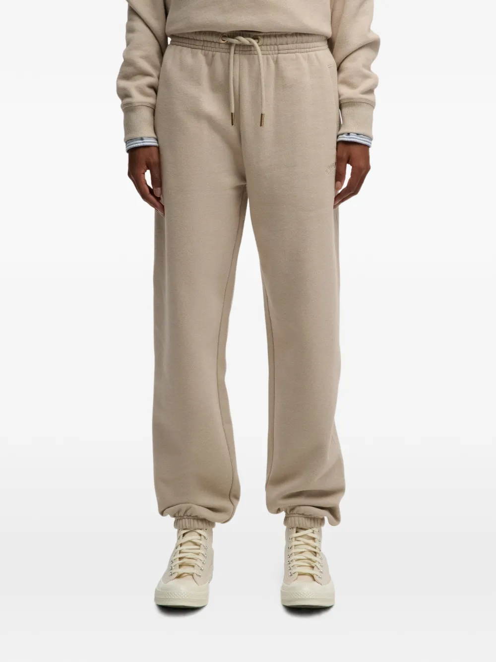Superdry logo-embroidered drawstring track pants - Toni neutri