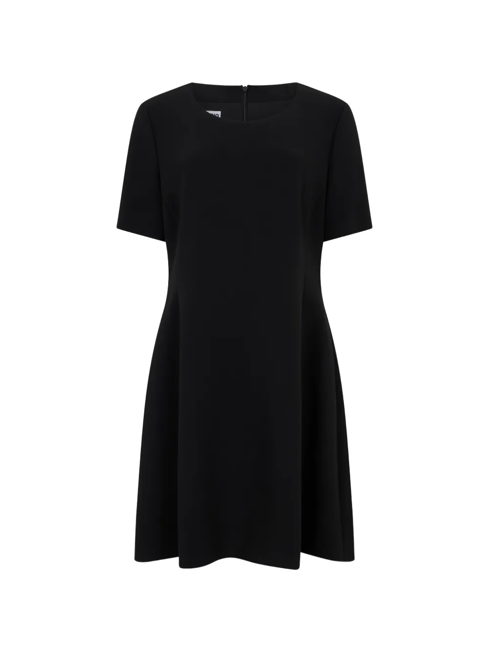 Moschino short-sleeve flared mini dress - Nero