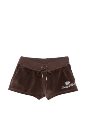 Sporty & Rich ロゴ ショートパンツ | ブルー | FARFETCH JP