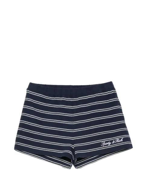 Sporty & Rich ストライプ ショートパンツ