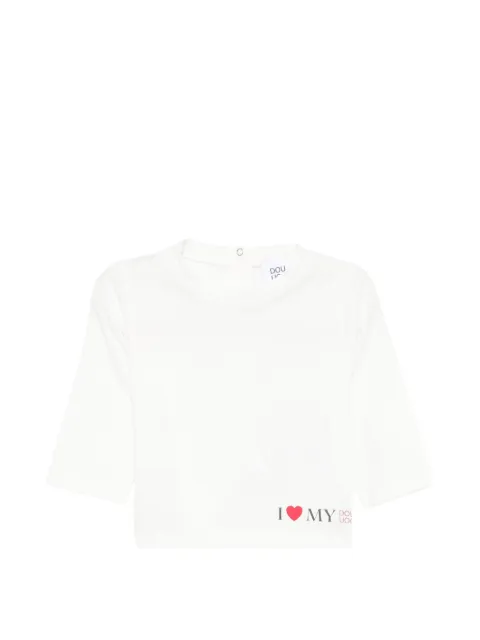 Douuod Kids camiseta con logo estampado