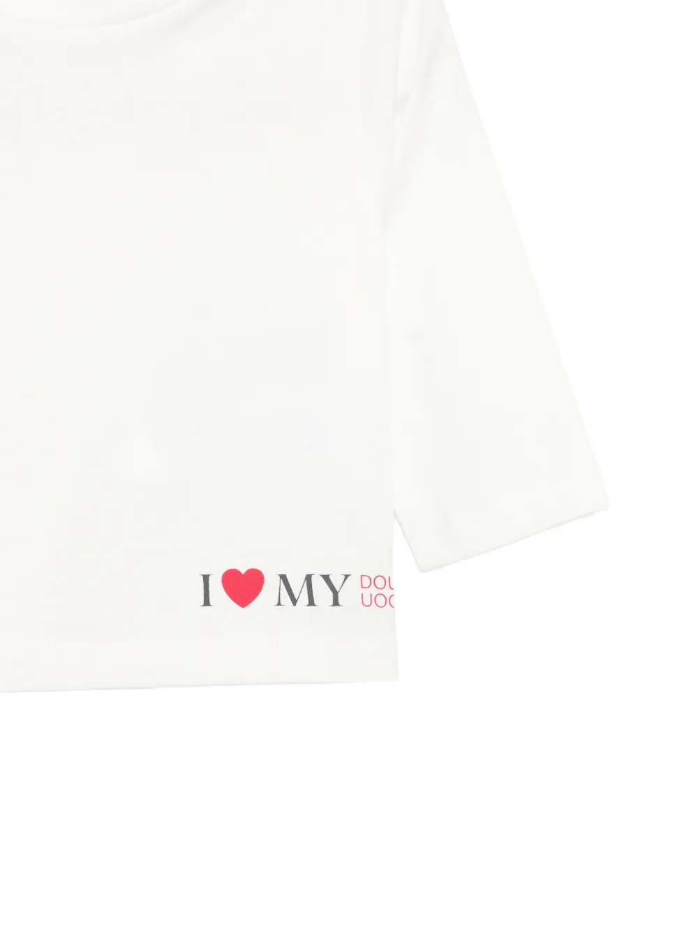 Douuod Kids T-shirt met lange mouwen Wit