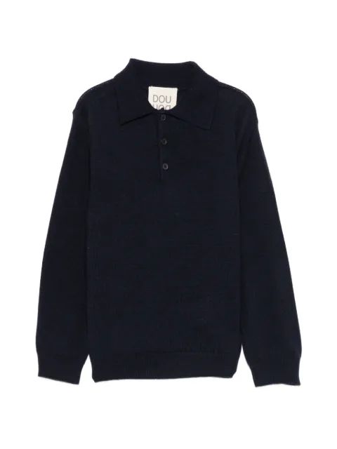 Douuod Kids polo-collar button-fastening polo shirt