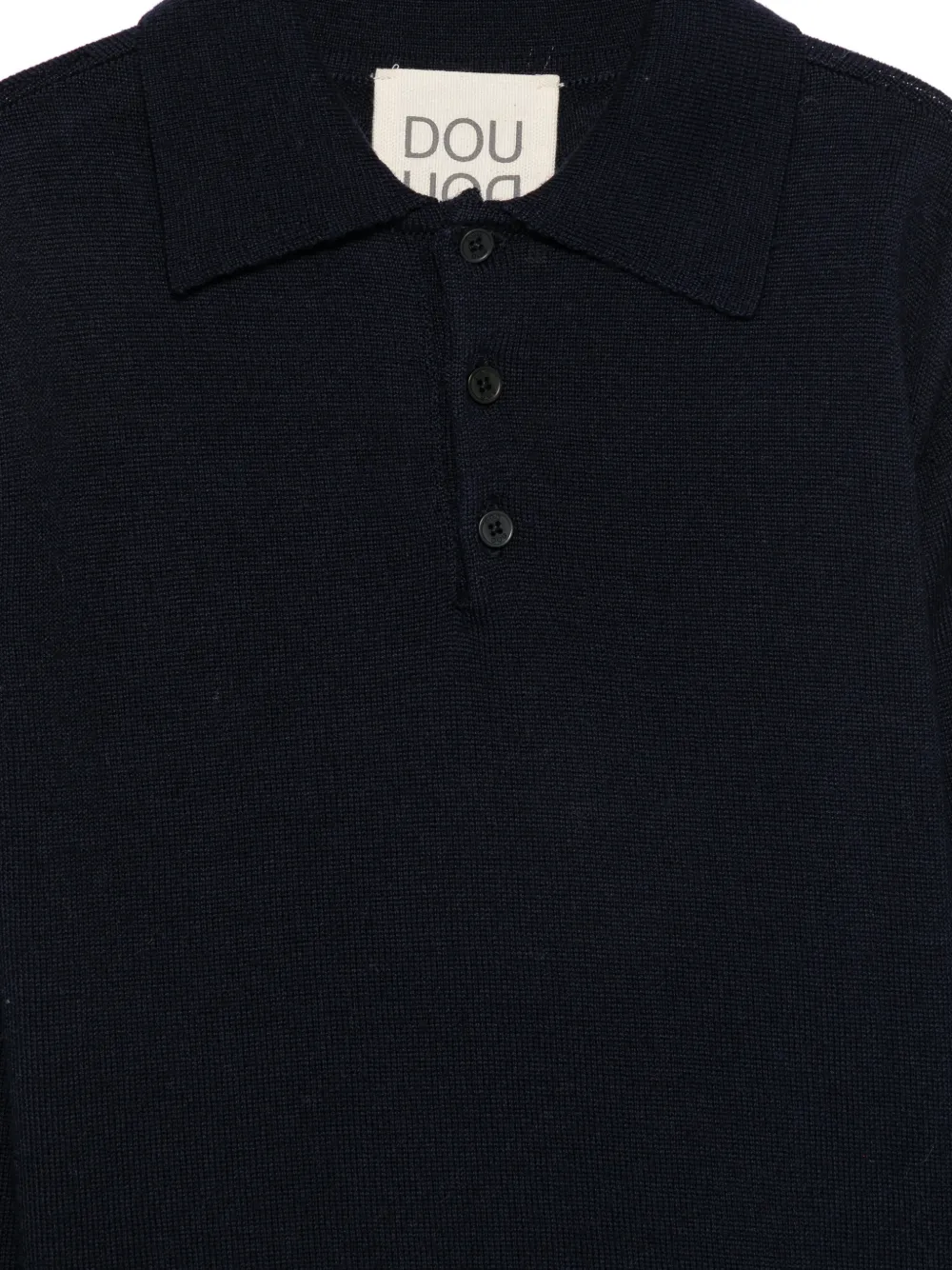 Douuod Kids Poloshirt met knoopsluiting Blauw