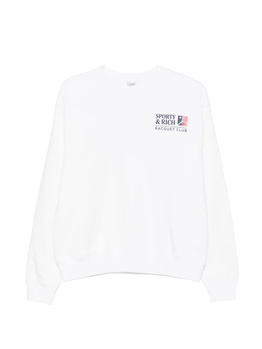 Sporty & Rich logo-print sweatshirt - Weiß