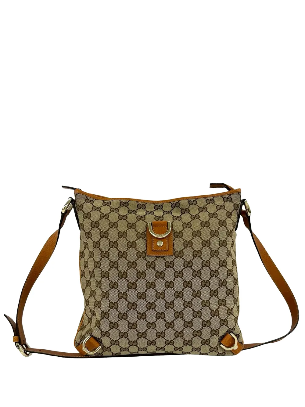 Gucci Pre-Owned 2000-2015 GG Canvas Abbey D Ring crossbody bag - Toni neutri