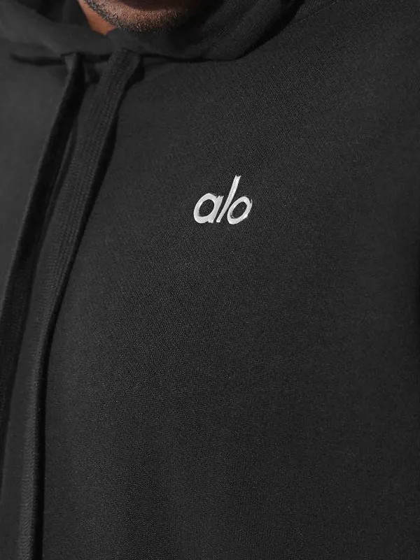 Alo Yoga Accolade ロゴ パーカー | ブラック | FARFETCH JP